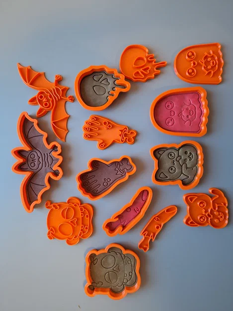 Bộ 7 Khuôn Cắt Bánh Quy Halloween Tự In 3D Độc Đáo - Image 10
