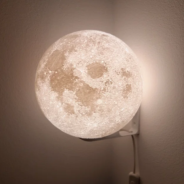 Giá treo tường đèn mặt trăng "L" (Moon lamp "L" wall mount) - Image 2