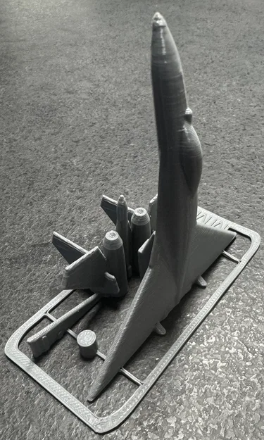 Mô hình lắp ráp máy bay chiến đấu Su-35 (Kit Card) in 3D - Image 8