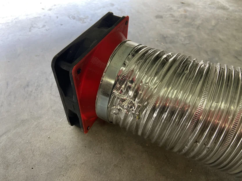 Ống dẫn gió cho quạt 120mm (120mm Fan Duct) - Image 2