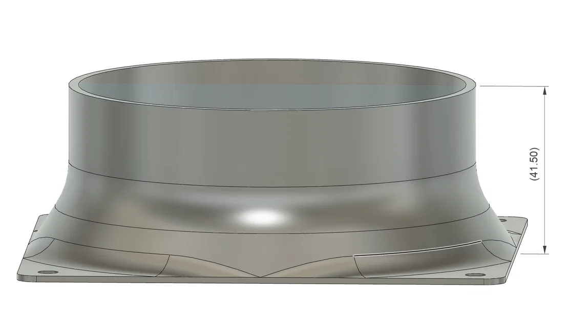 Ống dẫn gió cho quạt 120mm (120mm Fan Duct) - Image 5