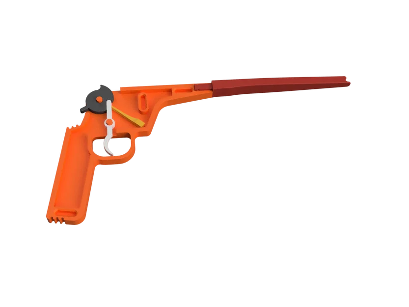 Súng bắn dây thun in 3D (Không cần phần cứng!) - Image 1