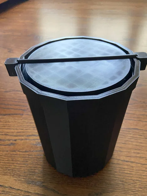 Thùng rác (Trash can) có nắp xoay tùy chọn - Image 1