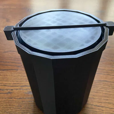 Thùng rác (Trash can) có nắp xoay tùy chọn