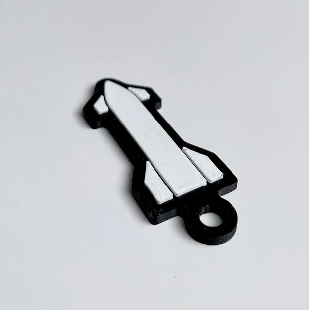 SpaceX Starship-Keychain (Móc khóa/Badge Starship) - Image 1