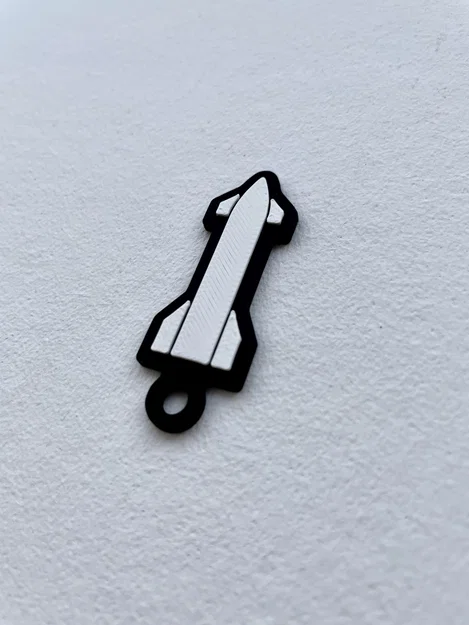 SpaceX Starship-Keychain (Móc khóa/Badge Starship) - Image 3
