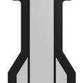SpaceX Starship-Keychain (Móc khóa/Badge Starship) - Thumbnail 4