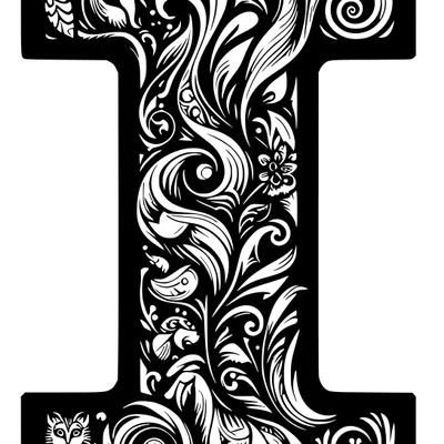 Mô hình chữ cái nghệ thuật 3D Crazy Alphabet: Letter I độc đáo