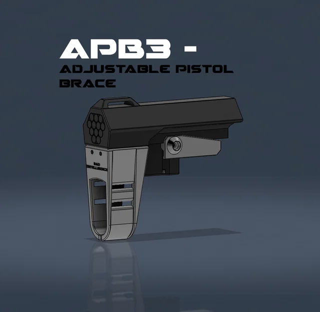 APB3 - Adjustable Pistol Brace (Báng tay súng điều chỉnh) - Image 1