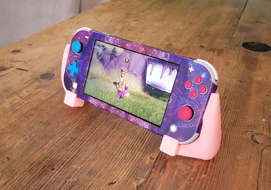 Grip cho Switch Lite - Bản RESIN Đã Pre-supported (In 1 Lần, Không Cần Dán Keo) - Image 3