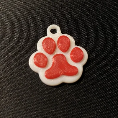 Thẻ Móc Hình Bàn Chân Chó (Dog Paw Tag)