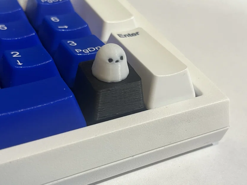 Keycap Bóng Ma (Ghost Keycap) Đáng Yêu Trang Trí Bàn Phím Cơ - Image 1