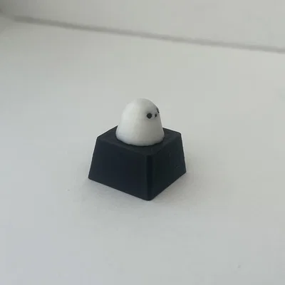 Keycap Bóng Ma (Ghost Keycap) Đáng Yêu Trang Trí Bàn Phím Cơ