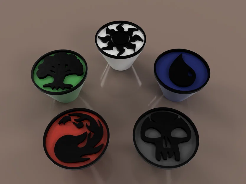 Núm vặn biểu tượng Mana MTG (MTG Mana Symbol Knobs) - Image 3