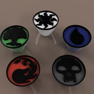 Núm vặn biểu tượng Mana MTG (MTG Mana Symbol Knobs)