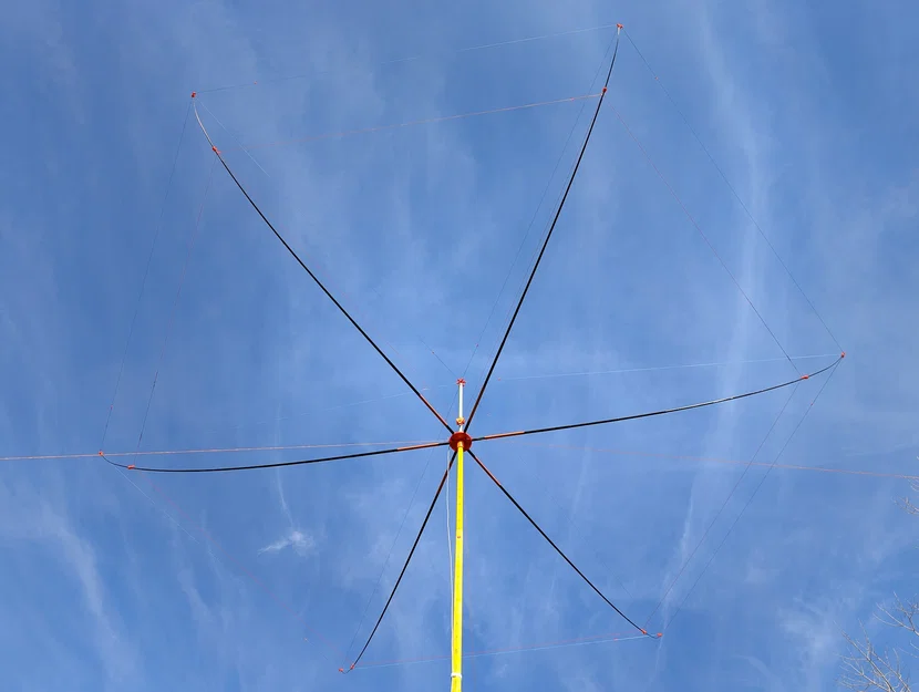 Anten Hex Beam Di Động Dùng Cần Câu (Portable Hex Beam Antenna Using Fishing Rods) - Image 1