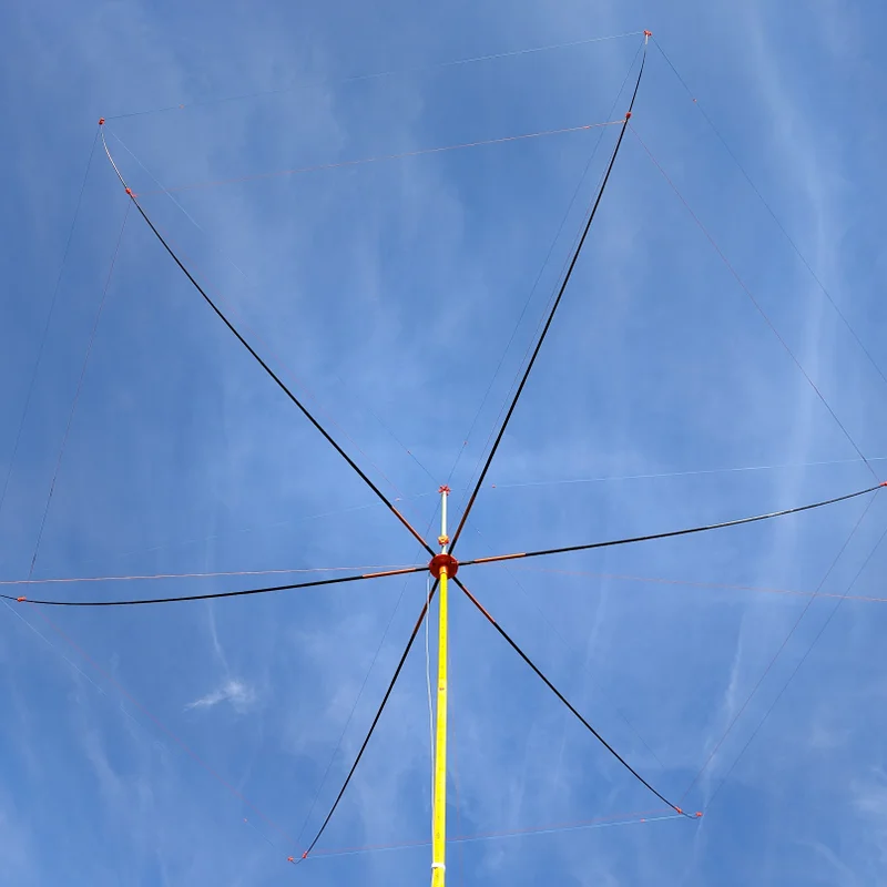 Anten Hex Beam Di Động Dùng Cần Câu (Portable Hex Beam Antenna Using Fishing Rods)
