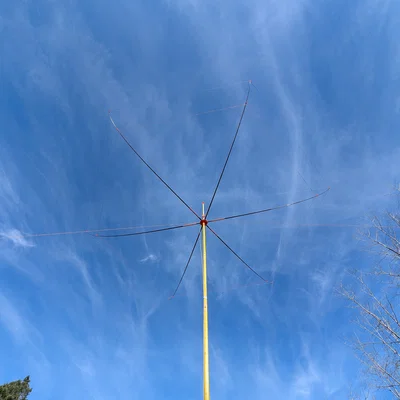 Anten Hex Beam Di Động Dùng Cần Câu (Portable Hex Beam Antenna Using Fishing Rods)