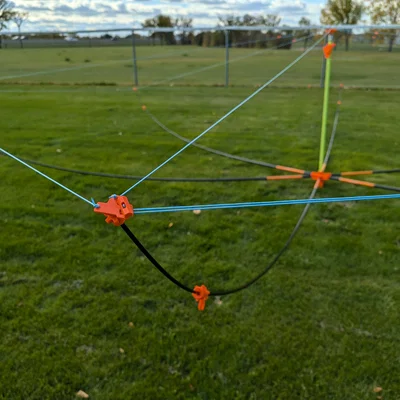 Anten Hex Beam Di Động Dùng Cần Câu (Portable Hex Beam Antenna Using Fishing Rods)