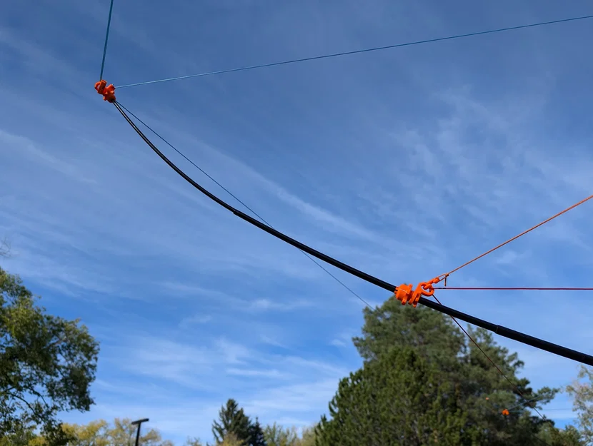 Anten Hex Beam Di Động Dùng Cần Câu (Portable Hex Beam Antenna Using Fishing Rods) - Image 8