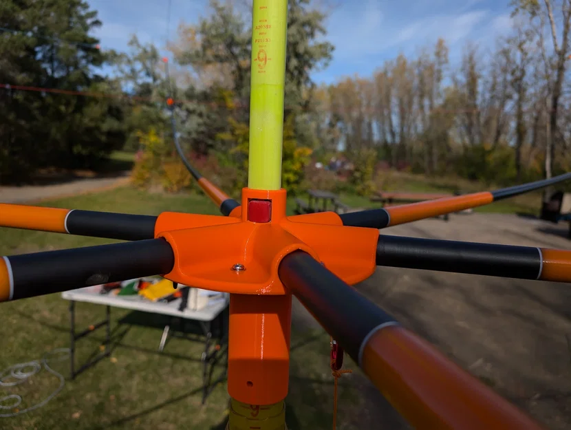 Anten Hex Beam Di Động Dùng Cần Câu (Portable Hex Beam Antenna Using Fishing Rods) - Image 10