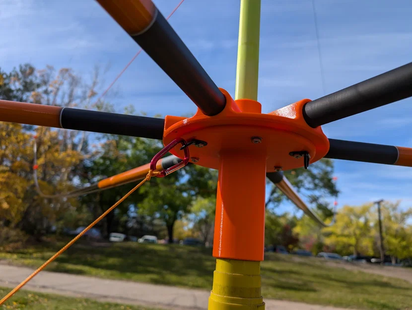 Anten Hex Beam Di Động Dùng Cần Câu (Portable Hex Beam Antenna Using Fishing Rods) - Image 11