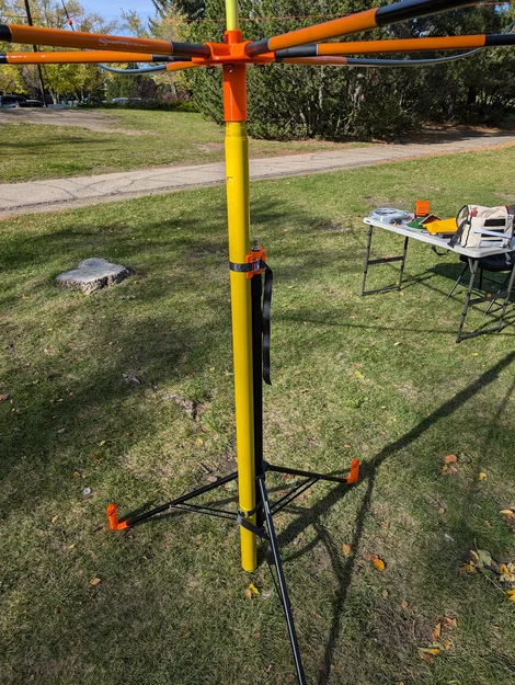 Anten Hex Beam Di Động Dùng Cần Câu (Portable Hex Beam Antenna Using Fishing Rods) - Image 12