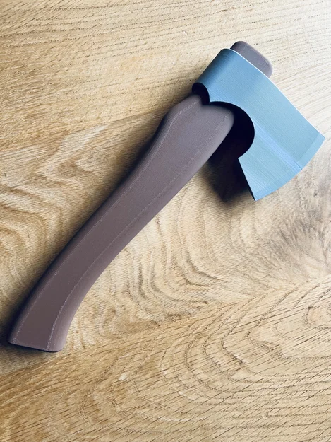 Rìu nhỏ trekking/cắm trại kiểu Thụy Điển (không cần supports) cho Halloween/cosplay - Image 1