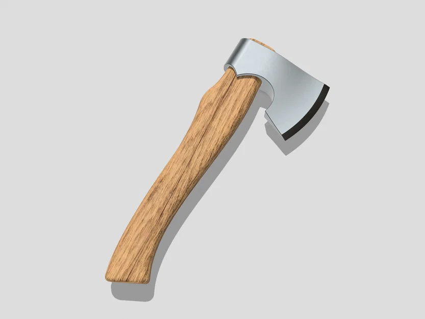 Rìu nhỏ trekking/cắm trại kiểu Thụy Điển (không cần supports) cho Halloween/cosplay - Image 2