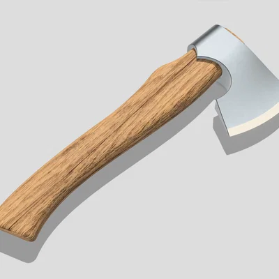 Rìu nhỏ trekking/cắm trại kiểu Thụy Điển (không cần supports) cho Halloween/cosplay