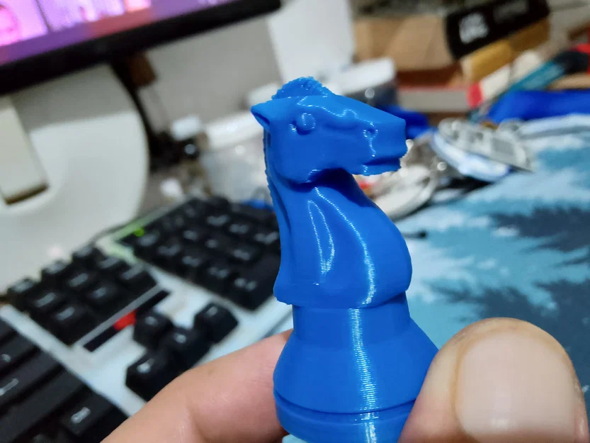 Mô hình 3D quân Mã (Knight) trong bộ cờ vua tinh xảo - Image 1