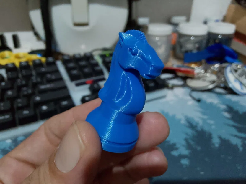 Mô hình 3D quân Mã (Knight) trong bộ cờ vua tinh xảo - Image 2