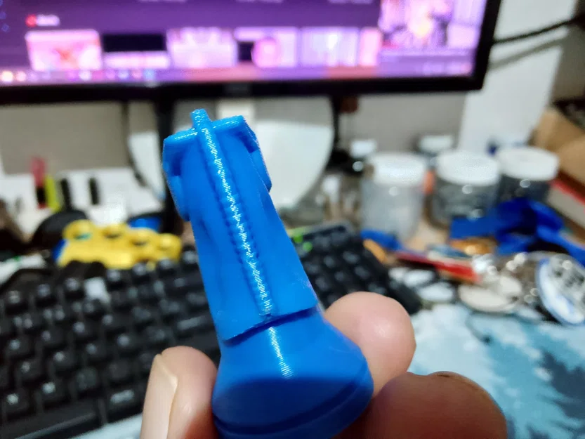 Mô hình 3D quân Mã (Knight) trong bộ cờ vua tinh xảo - Image 3