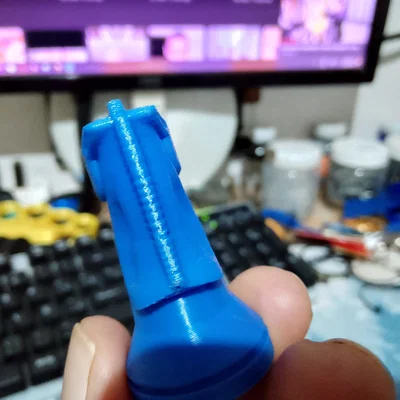 Mô hình 3D quân Mã (Knight) trong bộ cờ vua tinh xảo