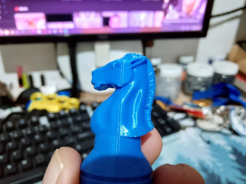 Mô hình 3D quân Mã (Knight) trong bộ cờ vua tinh xảo - Image 4