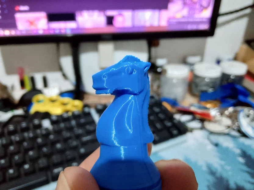 Mô hình 3D quân Mã (Knight) trong bộ cờ vua tinh xảo - Image 5