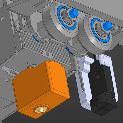 Tấm dời cảm biến proximity (level) cho Volcano trên Neptune 3 Pro/Plus/Max