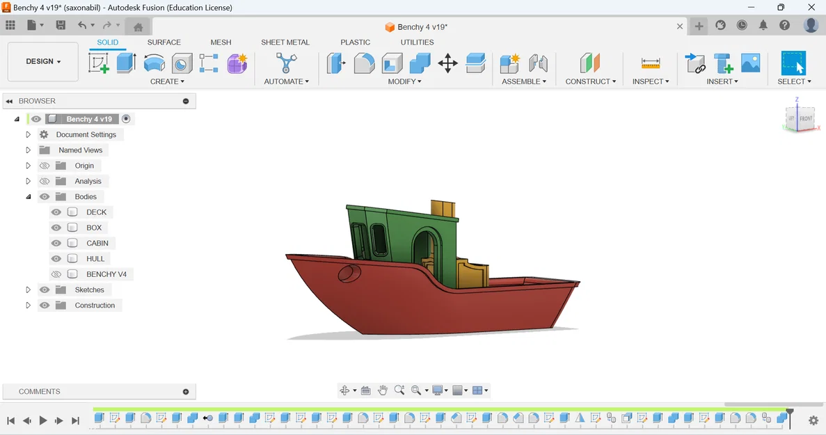 REALISTIC BENCHY V4 – Benchy chân thực (phiên bản 4) - Image 2