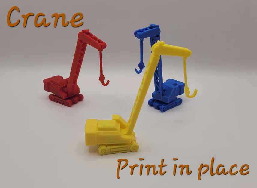 Crane (Cần cẩu) mini – đồ chơi print-in-place - Image 1