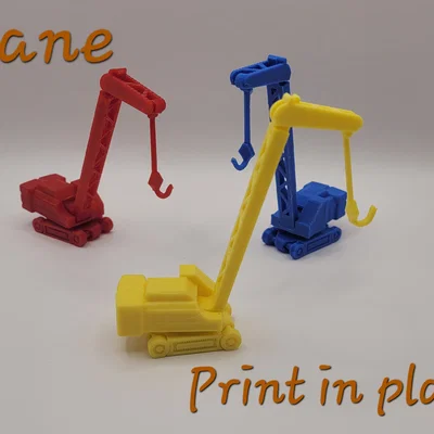 Crane (Cần cẩu) mini – đồ chơi print-in-place
