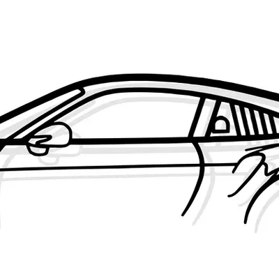 Tranh treo tường – Silhouette Porsche 992 GT3