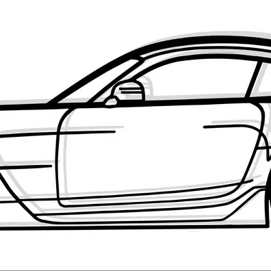 Wall art - Silhouette Mercedes AMG-GT