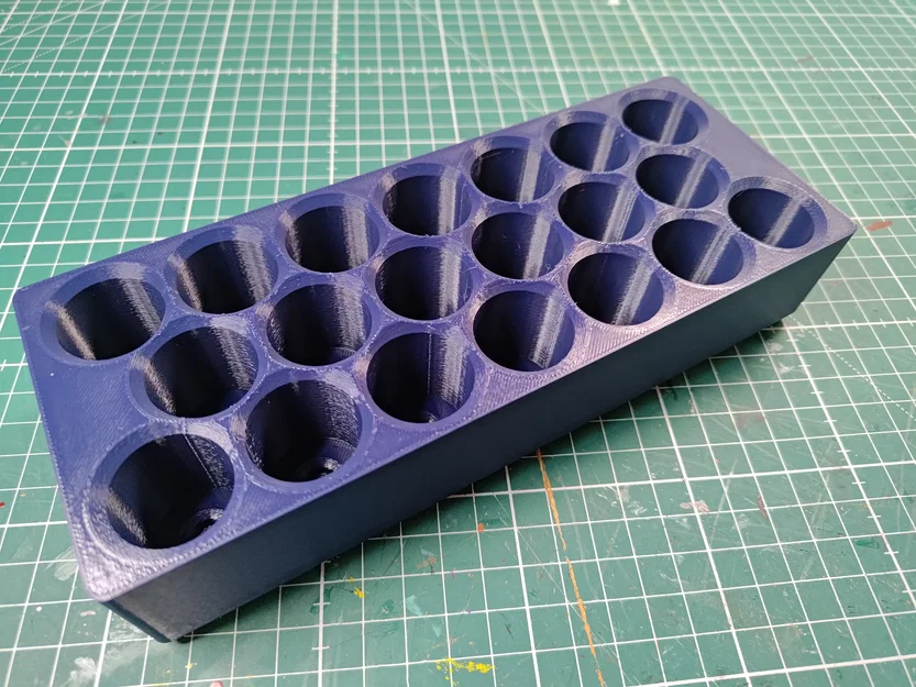 Khay lưu trữ sơn Vallejo Gridfinity (Gridfinity Vallejo Paint Storage) - Image 2