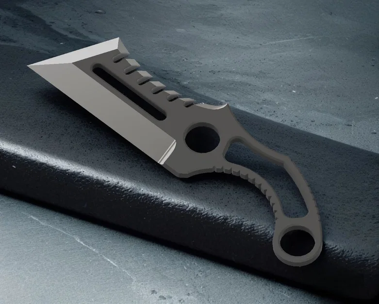 Battle Cleaver (Tối giản) – Mẫu rìu/cleaver cosplay - Image 1