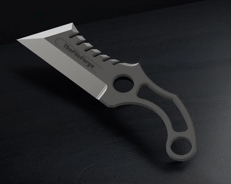 Battle Cleaver (Tối giản) – Mẫu rìu/cleaver cosplay - Image 3