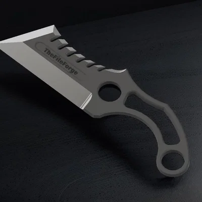 Battle Cleaver (Tối giản) – Mẫu rìu/cleaver cosplay