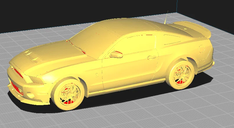 Mô hình xe Ford Mustang GT500 đời 2010 - File in 3D chất lượng cao - Image 1