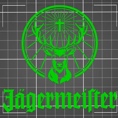 Mẫu đèn trang trí Jägermeister LAMP in 3D ấn tượng