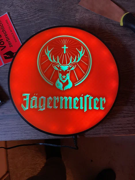 Mẫu đèn trang trí Jägermeister LAMP in 3D ấn tượng - Image 2