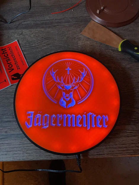 Mẫu đèn trang trí Jägermeister LAMP in 3D ấn tượng - Image 3